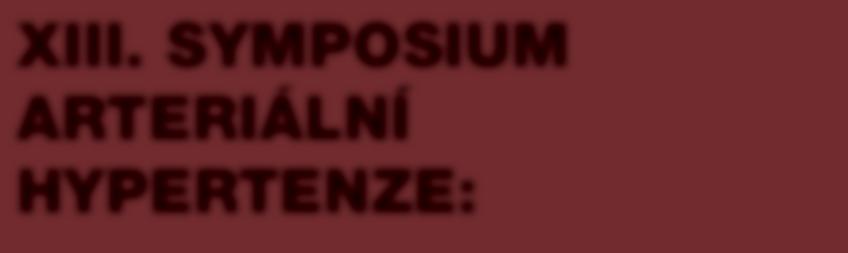 hypertenze, III.
