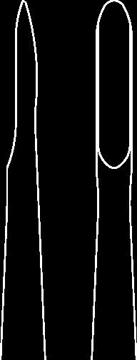 rovná straight 16,5 cm 3 mm 4 mm BEIN 123 50 0050 oblouková embowed 14,5 cm BEIN 123 50 0051 oblouková