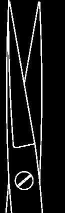 38 0050 113 38 0100 hrotnatotupé zahnuté sharp-blunt curved