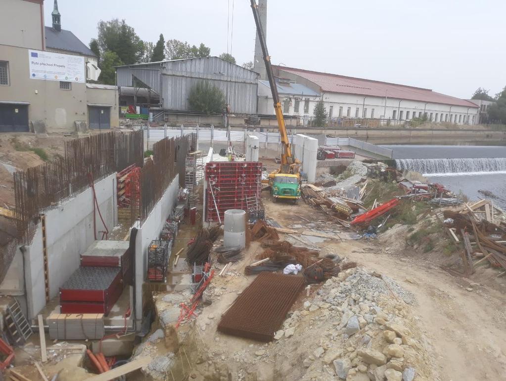 Rybí přechod Přepeře srpen