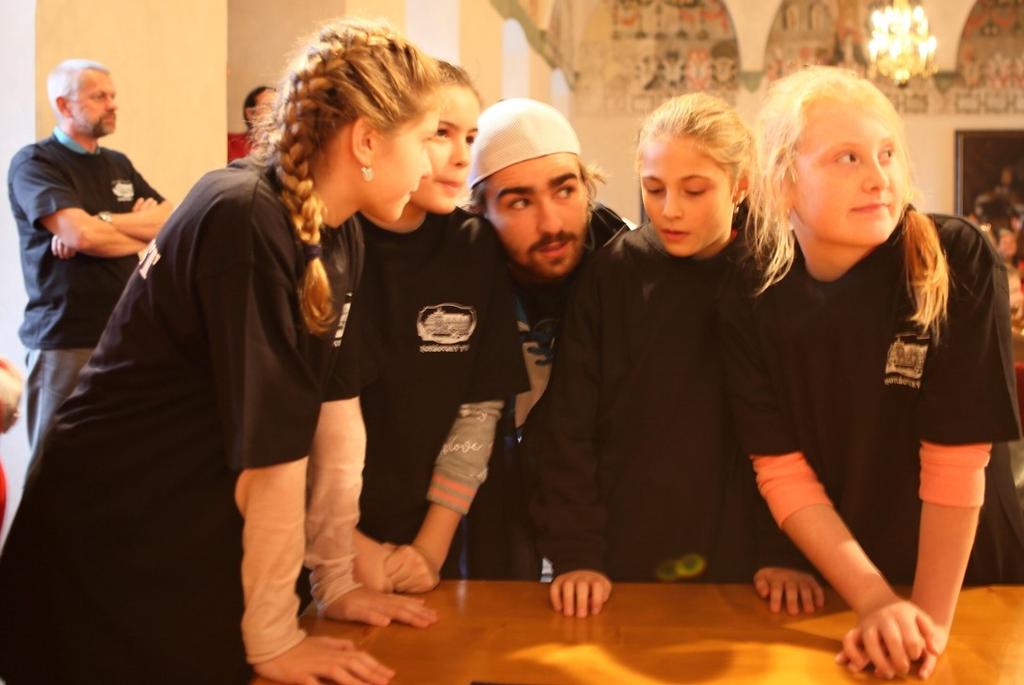 Náš tým tvořila samá děvčata: Viktorie Milerová, Natálie Simkovičová, Karolína Vlachová a Natálie Lahodová.