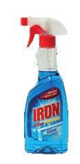 ČISTICÍ PROSTŘEDKY NA OKNA IRON IRON Active Premium IRON Active Premium je vysoce účinný čistič oken a skleněných ploch se speciálními přísadami pro zesílení čisticího efektu.