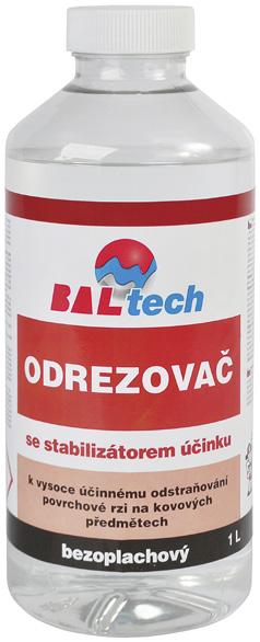 bezoplachový K straňování povrchové rzi.