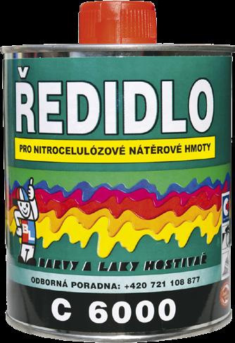 nitrocelulózové nátěrové hmoty.