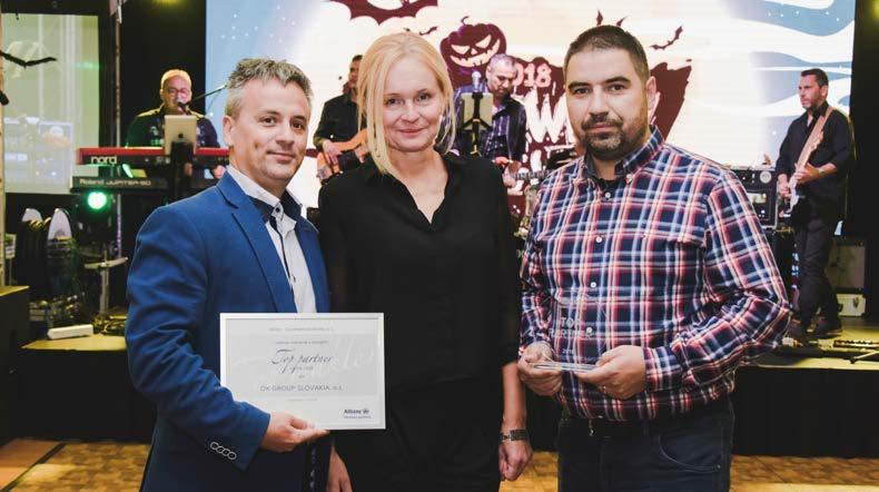 16 BULLETIN TOP PARTNER 2018 Sme veľmi hrdí, že OK GROUP SLOVAKIA, a. s. v priebehu jedného roka po uskutočnených štruktúrnych zmenách získala ocenenie, ktoré má na trhu cveng.