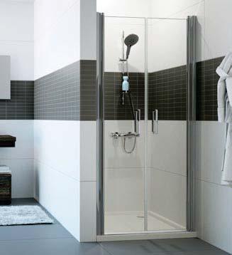 Classics 2 Křídlové dveře s pevným segmentem do niky, stříbrná pololesklá, čiré sklo s Anti-Plaque BE4BA4B 18 307 Kč 14 646 Kč BE4BA4C 19 130 Kč 15 304 Kč 6 88,5-91,5 57,0 6
