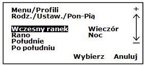 Daytimes / Denní doba Hodina/Hour Early morning -