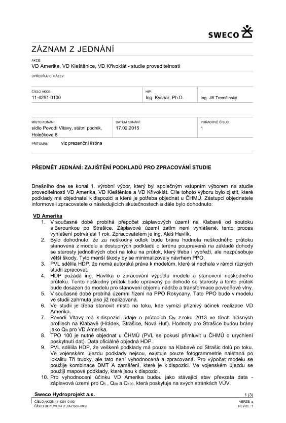 Sweco Hydroprojekt a.s.