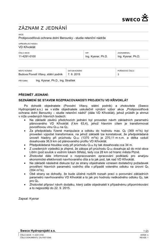 Sweco Hydroprojekt a.s.