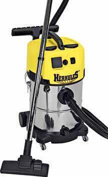 Jako odsávání je použit vysavač Herkules SR 30 EA Inox, který má hadici o průměru Ø32 mm a délku 3,5 m. Příkon vysavače je 1400 W, průtok vzduchu 55 l sec -1.