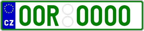 f) Zvláštní RZ pro sportovní vozidla Sportovní vozidlo je vozidlo, které je zapsáno v registru historických a sportovního vozidel a kterému byl vydán průkaz sportovního vozidla.