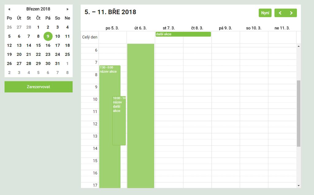 3.1.2 Práce s organizačním systémem V