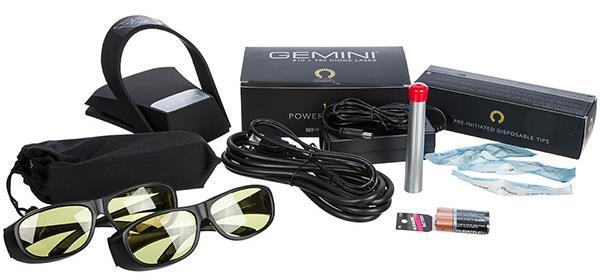 GEMINI LASER KIT Gemini 810 + 980 je první diodový laser s dvojitou vlnovou délkou pro řezání měkkých tkání dostupný ve Spojených státech.