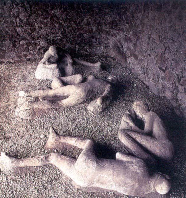Vulkanické erupce Pompeje, Itálie, erupce Vesuvu 79 n. l.