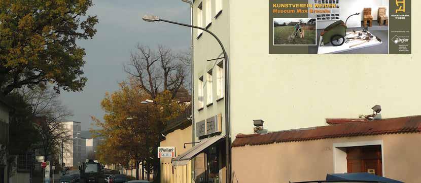 Kunstverein Weiden e.v. Ledererstraße 6 92637 Weiden T. 09 61 4 63 08 F. 09 61 4 16 21 73 E-Mail: info@kunstvereinweiden.de www.kunstvereinweiden.de Öffnungszeiten: So 14p18 Uhr, DopSa 20p24 Uhr od.