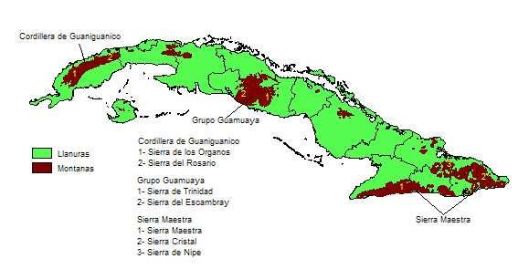 Maestra je 30 km široké pohoří, které se táhne v délce asi 250 km mezi Cabo Cruz a zálivem Guantánamo (Chalupa, 2002, s. 77). Nejvyšší hora Kuby Pico Turquino dosahuje výšky 1974 m n.