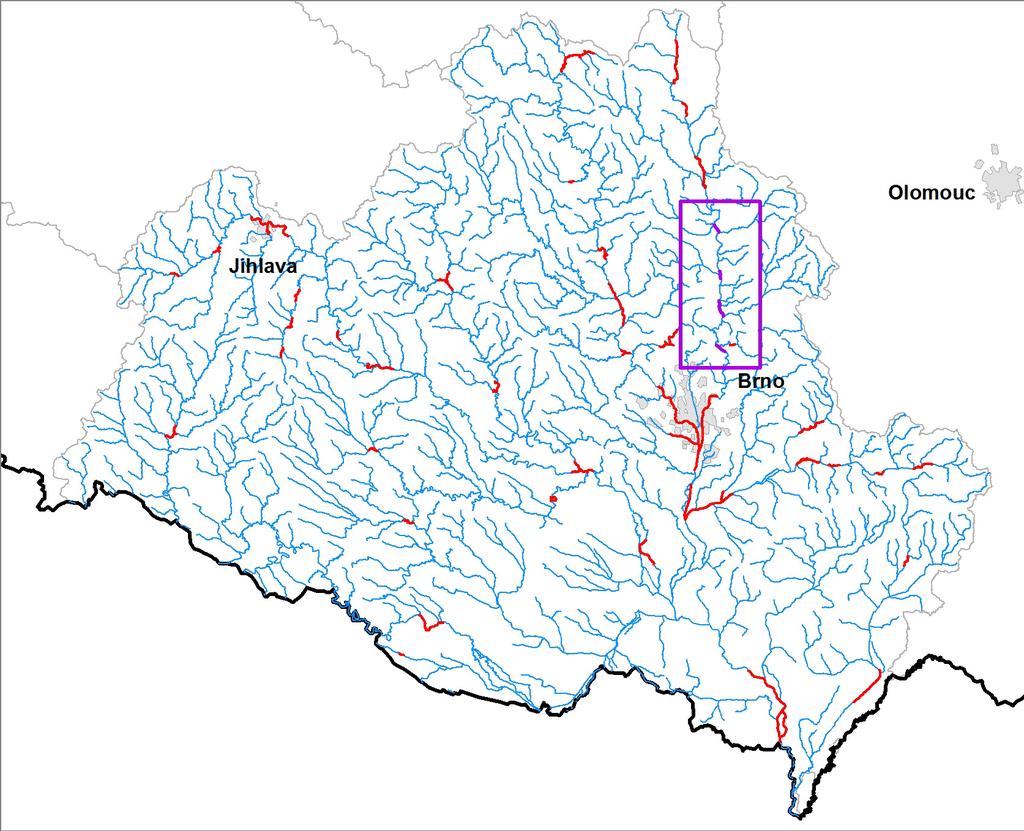 KUMENTACE OBLASTÍ S VÝZNAMNÝM POVODŇOVÝM RIZIKEM V OBLASTI POVODÍ MORAVY A V OBLASTI POVODÍ DYJE DÍLČÍ POVODÍ DYJE SVITAVA 10100024_3 (PM-32) - Ř.
