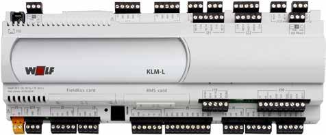 REGULAČNÍ JEDNOTKA MODUL KLIMATIZACE A VĚTRÁNÍ KLM-L/KLM-XL Hardware je volně programovatelná regulační jednotka, sestávající z 18 digitálních a 10 analogových vstupů, a 18 digitálních a 6