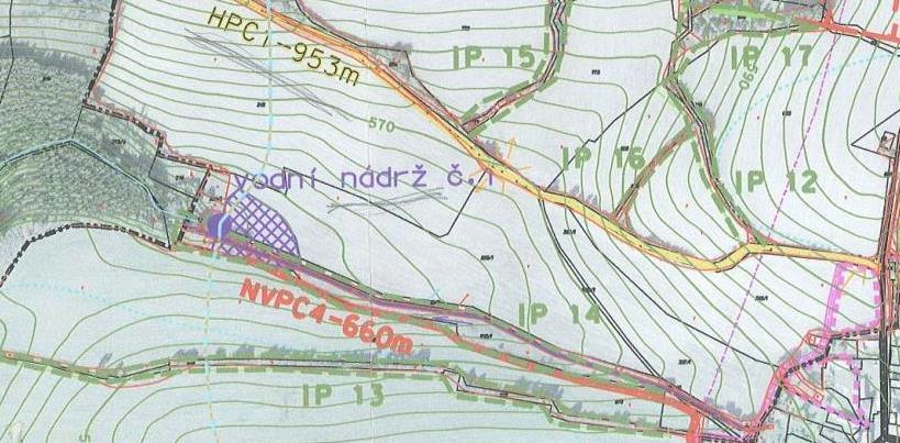 Praha, 18. -19. červen 2015 Obr. 1. Snímek plánu společných zařízení v místě malé vodní nádrže 3.