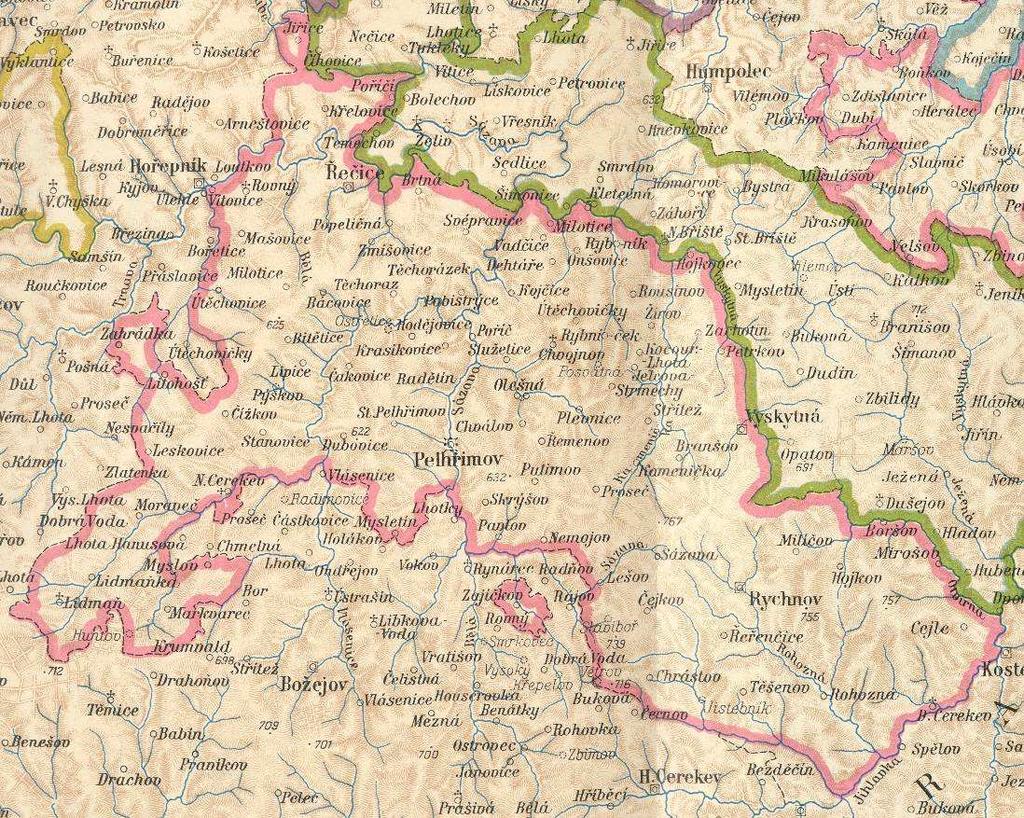 4. 6. 6. Pražské biskupství Také tato instituce významně zasáhla do kolonizace českomoravského pomezí.