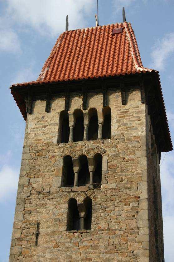 Detail kapsy se zbytky trámu