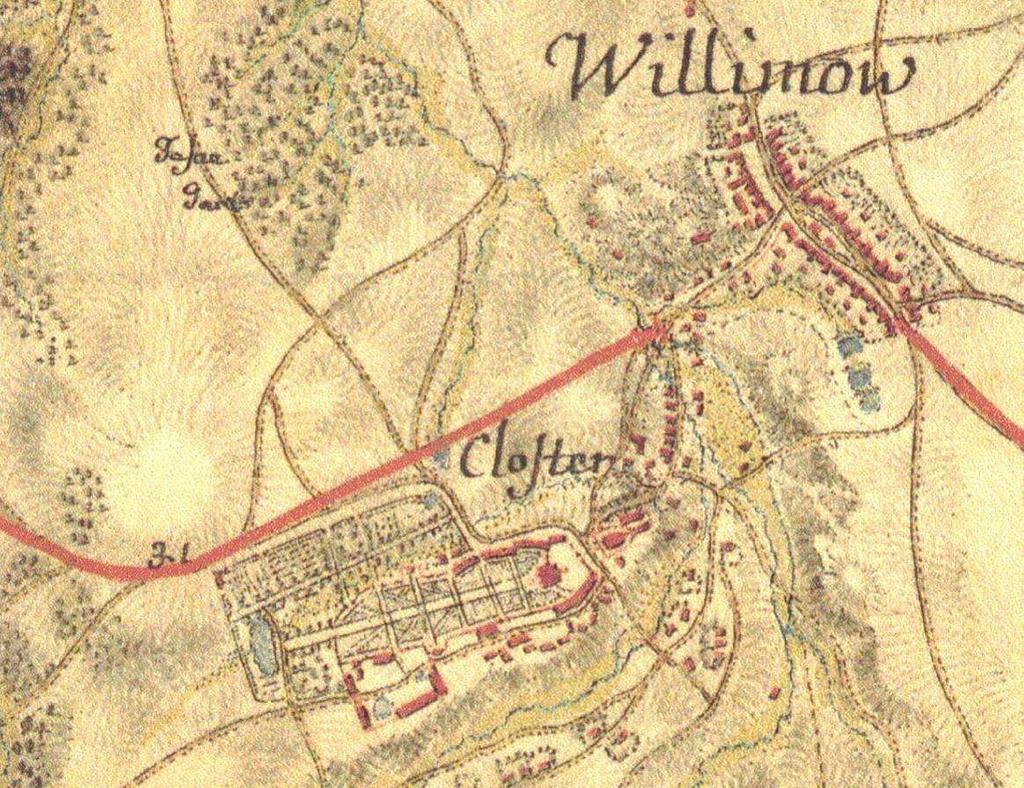 Vilémov/Klášter (okres Havlíčkův Brod) KATEGORIE: C; DATACE: 12. století; LOKALIZACE: okolí bodu GPS 49 48'33.442"N, 15 31'43.