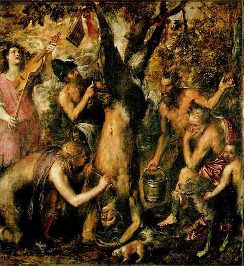 plátně, po roce 1571