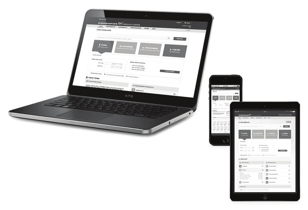 4 Grundfos Product Center 4. Grundfos Product Center Nástroj pro přímé vyhledávání a dimenzování, který vám pomůže učinit správný výběr. http://product-selection.grundfos.