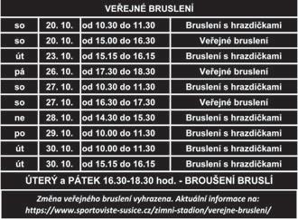 Sušické noviny 18/2018 19. íjna 2018 Sport / Inzerce strana 9 Sportoviště města Sušice Konference SportTrend proběhne v Sušici Druhý listopadový víkend bude v Sušici patřit sportovcům. V sobotu 10.