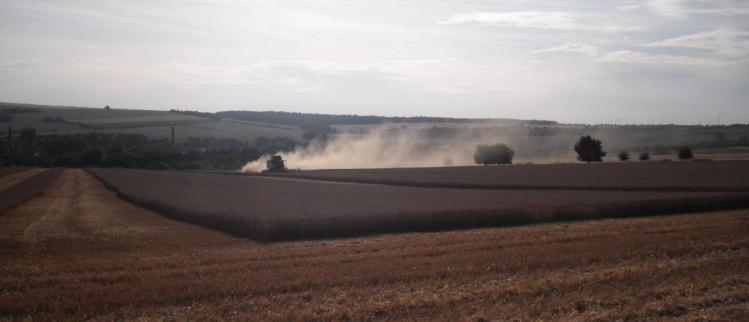 Obr. 18: Sklizeň pozemku Díly k
