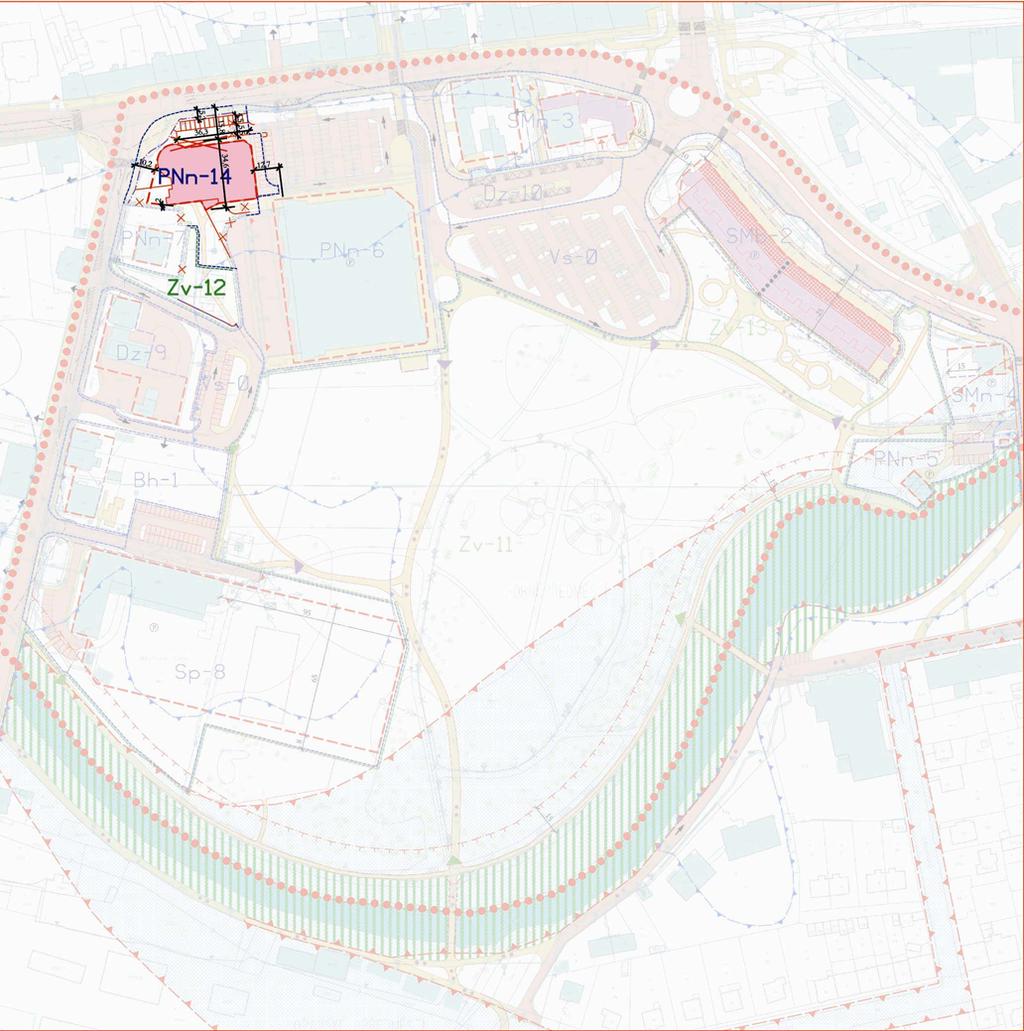 říjen 2007 Regulační plán Krnov-centrální park změna č.1 OZNAČENÍ ČÁSTI ZÓNY Vs-0 MÍSTNÍ IDENTIFIKACE veřejná prostranství PARC.