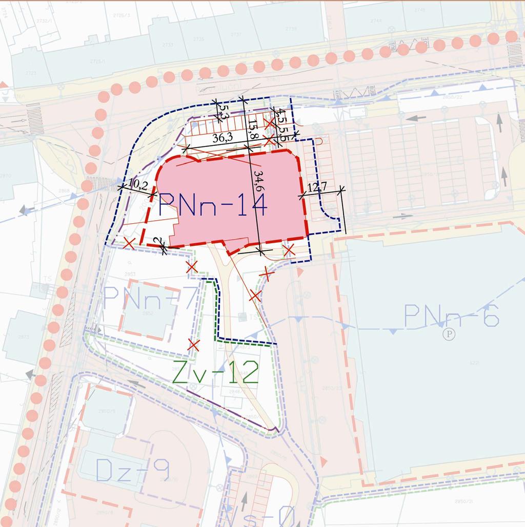 říjen 2007 Regulační plán Krnov-centrální park změna č.1 OZNAČENÍ ČÁSTI ZÓNY Zv-12 MÍSTNÍ IDENTIFIKACE ul.československé armády PARC.