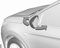 Vnější zrcátka Vydutý tvar Vyduté vnější zpětné zrcátko na straně řidiče obsahuje asférickou plochu a zmenšuje slepý úhel.