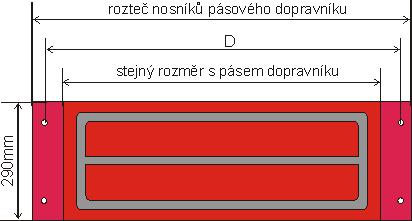 3. Popis HKP 5.1 Hlídač se skládá ze dvou částí - z antény SHKP/L5 nebo SHKP/R5 a z vyhodnocovací jednotky VSHKP-5.1. Pro zvýšení citlivosti se používá sestava dvou antén SHKP/L5 a SHKP/R5, kde anténa SHKP/L5 je umístěna pod pásem dopravníku a anténa SHKP/R5 je umístěna shora.