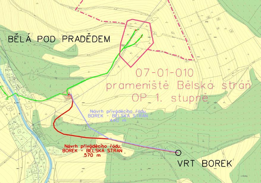 3.1.3 NOVÝ ZDROJ VODY (BOREK) (aktualizace č. 1) Bělá pod Pradědem Domašov u a Ulice: Obnova VHI: NE 50 tis. Kč 340 tis.