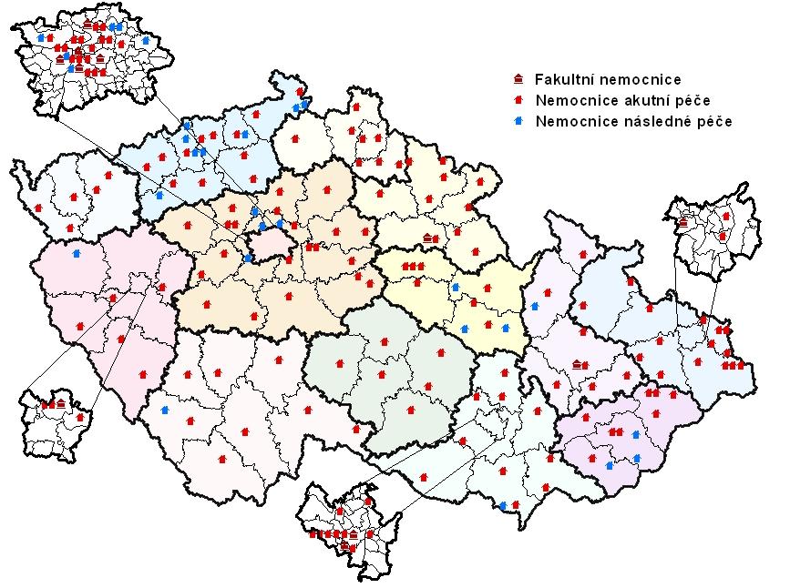 Nemocnice v České republice k 31. 12.