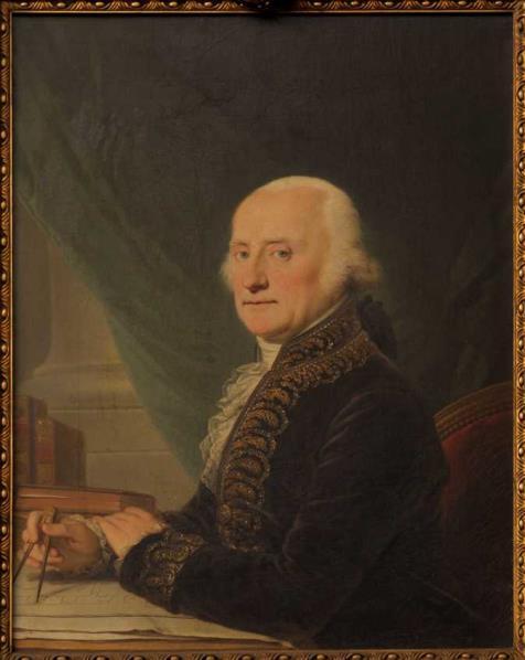 dobré vlády šlechtice, 1777, olejová nástěnná malba, Státní zámek Rájec nad