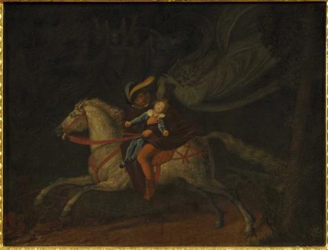 duchů, 1821, olej, dřevo, Státní zámek Rájec nad Svitavou Obrázek