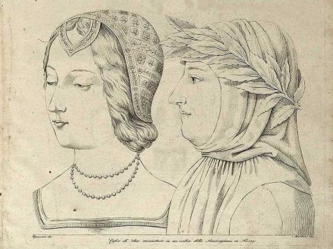 Obrázek 70: Hans Veit Schnorr von Carolsfeld, Petrarkova milenka