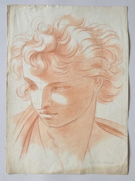 Karel Eduard ze Salm-Reifferscheidtu, Sapfó, 1818, litografie, papír,