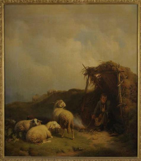 Bernhard Morgenstern, Úvozová cesta v pohoří Vogézy v Alsasku, před 1851,
