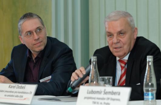 Miroslav Kuželka, Account Manager E-mobility ABB s.r.o., vystoupil s prezentací Nabíjecí infrastruktura pro elektromobily, DC rychlé nabíjení.
