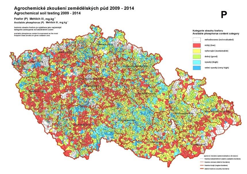 Hnojení fosforem Hnojení fosforem zejména na půdách s jeho nízkou a vyhovující zásobou Schéma polního