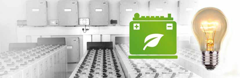 Elektrické baterie (energetické uložiště) Energetické úložiště umožňuje využívat nakumulovanou solární energii v noci, při nepříznivém počasí nebo výpadku elektrické sítě, ale také automaticky