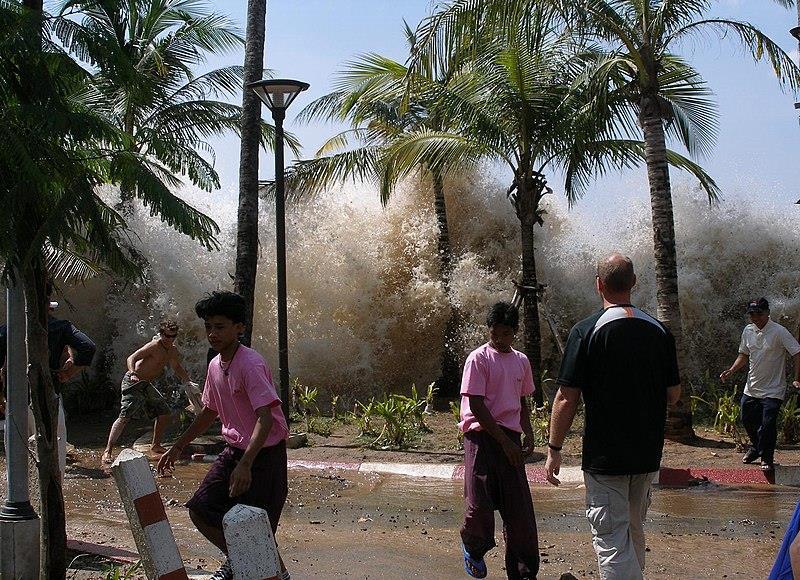 Katastrofální tsunami v dějinách 21. století -pobřeží jihovýchodní Asie -ráno 26. prosince 2004. -později i další ostrovy v Indickém oceánu a také východní pobřeží.