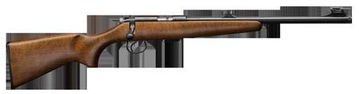malorážky CZ 455 lux II. Tato elegantní, klasicky tvarovaná malorážka je opatřena 630 mm dlouhou hlavní s klapkovým hledím a ořechovou pažbou s vkusnými rybinami a poutky na řemen.