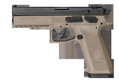PISTOLe CZ P-09 Outstanding Capacity CZ P-09 JE VYSOKOKAPACITNÍ SLUŽEBNÍ PISTOLE, která si zachovává spolehlivost a přesnost i v těch nejnáročnějších podmínkách, do nichž se mohou dostat příslušníci