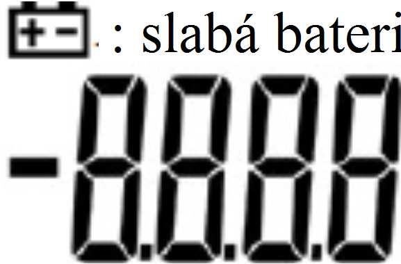 : Bluetooth zapnut AUTO: automatický rozsah H: zapnuta funkce Data hold REL: zapnuto porovnávání : zvolen test diod hfe: měření tranzistorů ))): zvolen test diod DC: stejnosměrný proud AC: střídavý