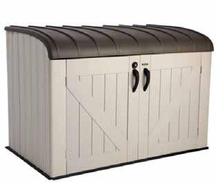 Lifetime Horizontal Shed - 60088-29% - vyrobeno z UV odolného plastu - vhodné pro uskladnění popelnic, dřeva, menších kol atd.