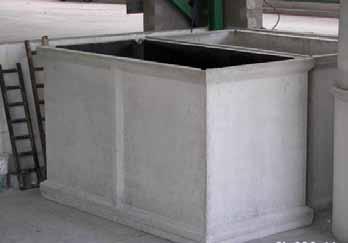 Betonové jímky a žumpy one trade Železobetonové betonové jímky jsou vyráběny jako prefabrikované monolitické prvky (podlaha + stěny).